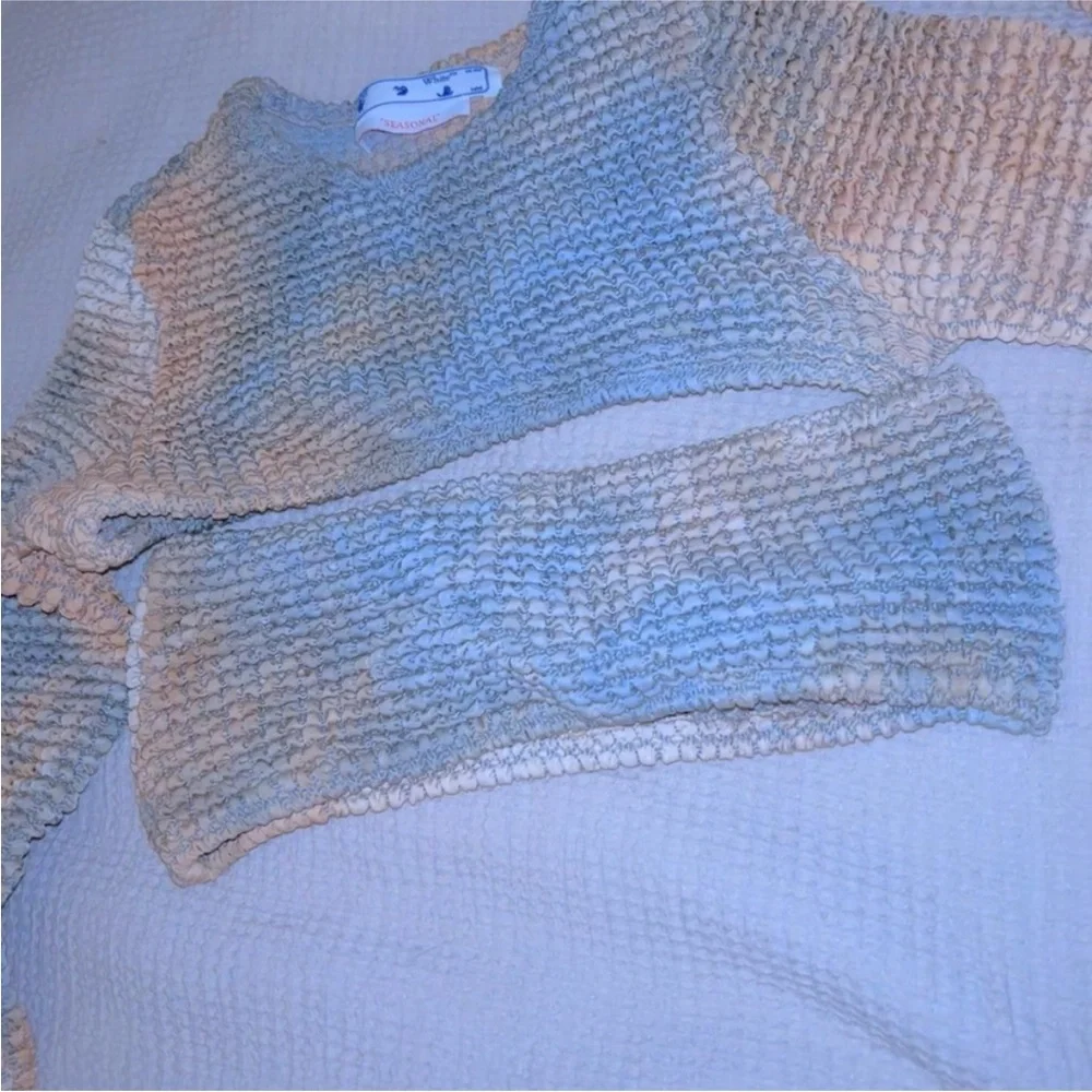 Off-White Cut Out Long-Sleeved Top - Picture 3 of 7